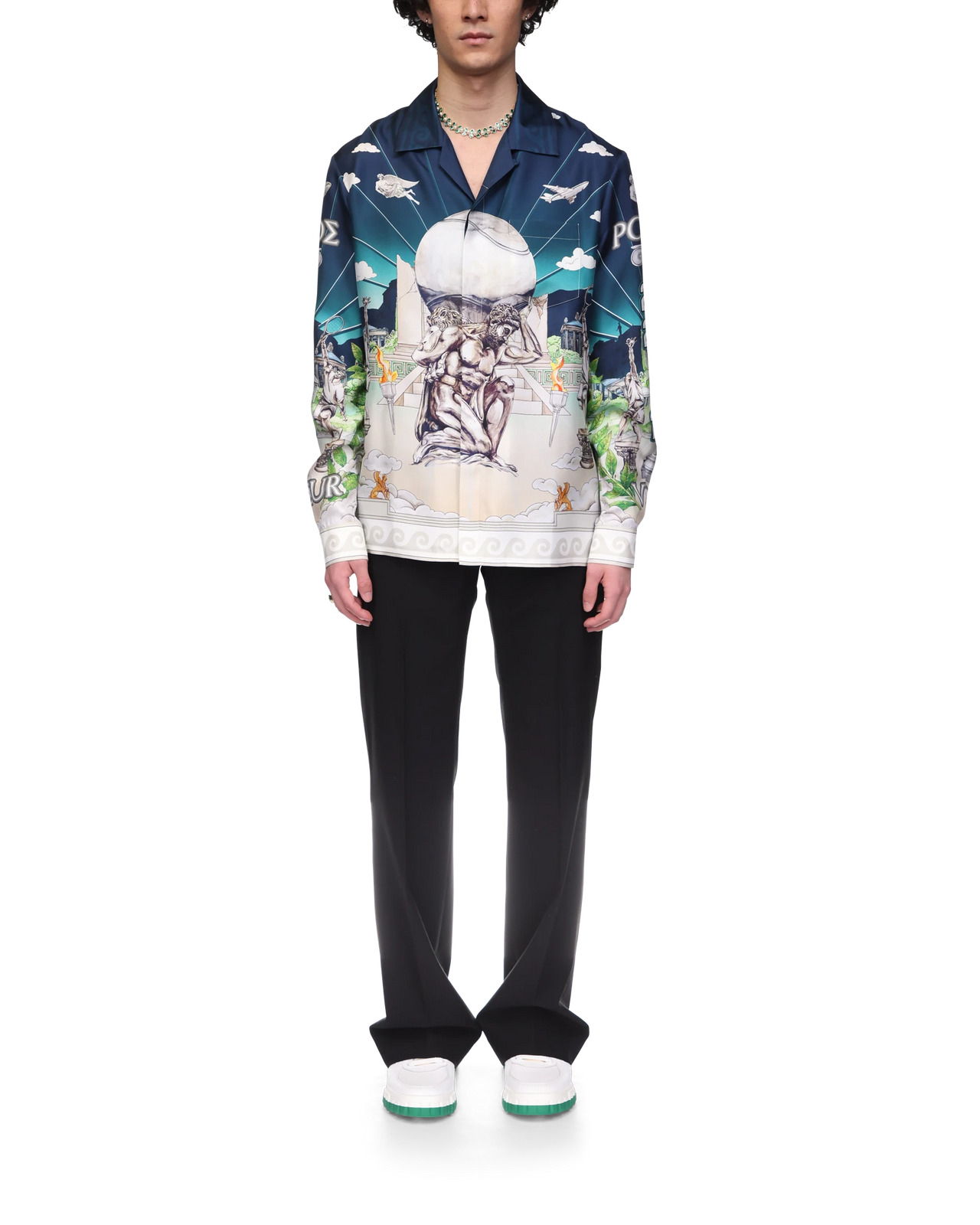 Le Temple Du Sport Silk Shirt | Casablanca Paris - 4