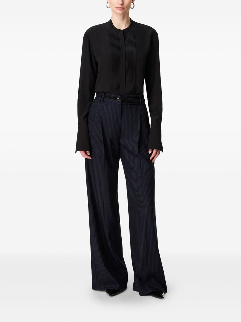 Another Tomorrow pleated tuxedo shirt outlook