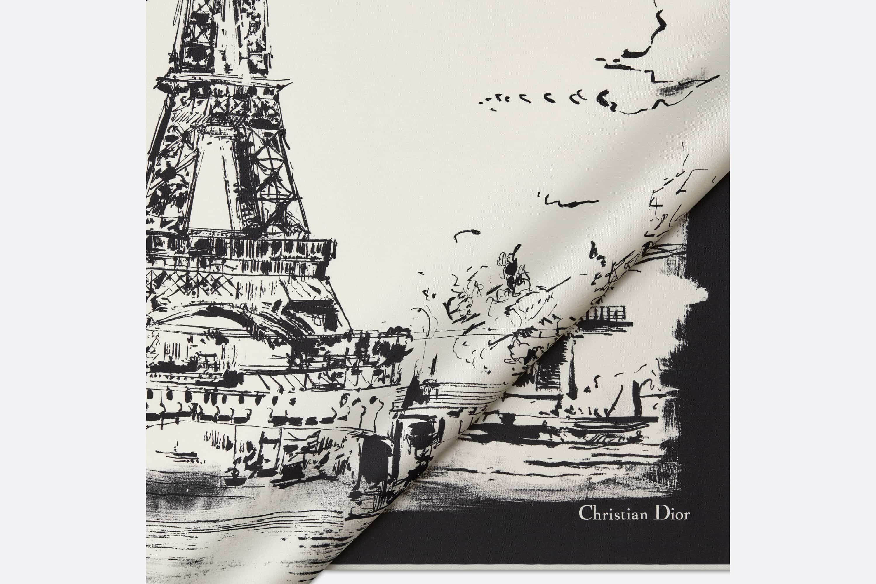 Paris 90 Square Scarf - 6