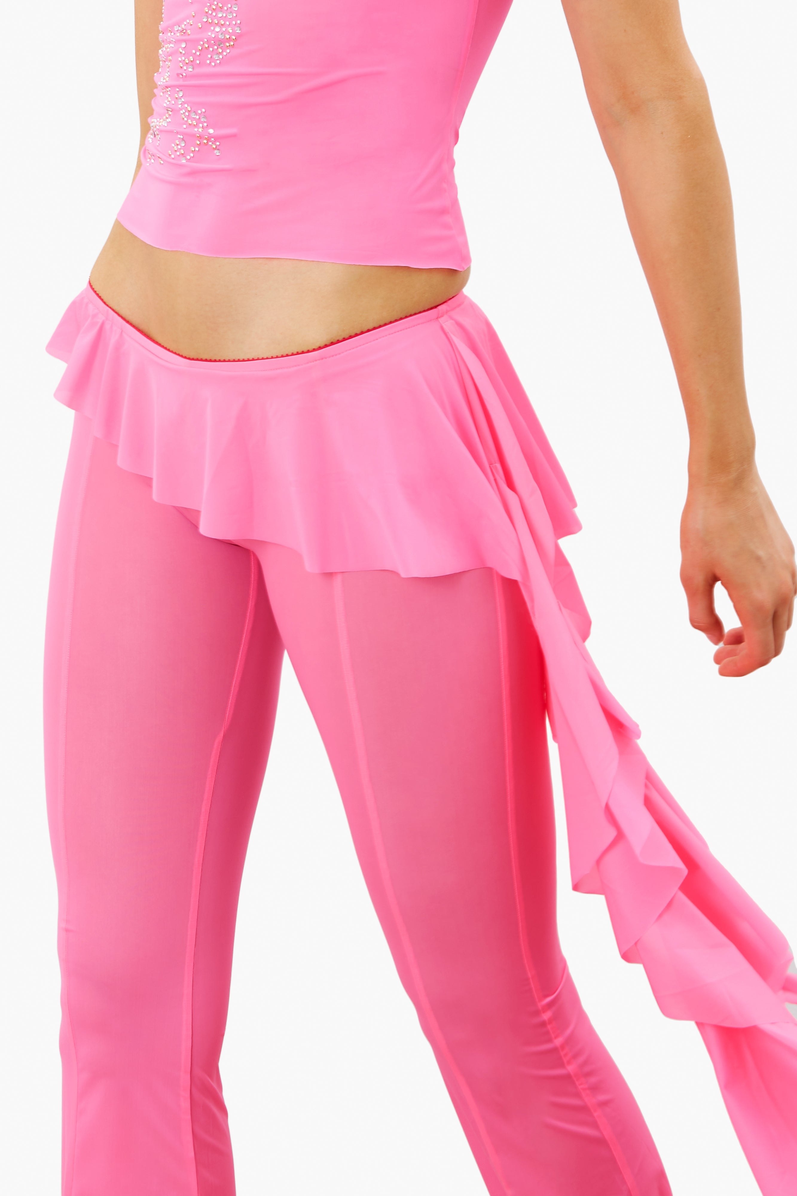 ELLE TROUSERS PINK TEXAS - 3
