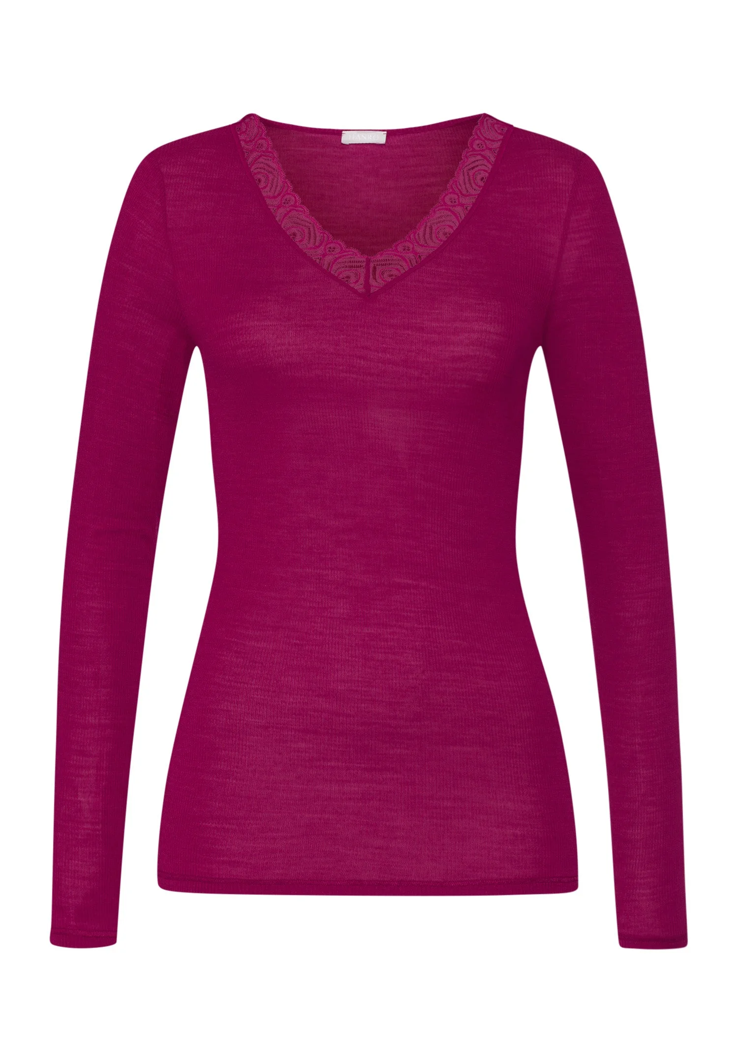Woolen Lace Lace Trim Wool And Silk Top - 1