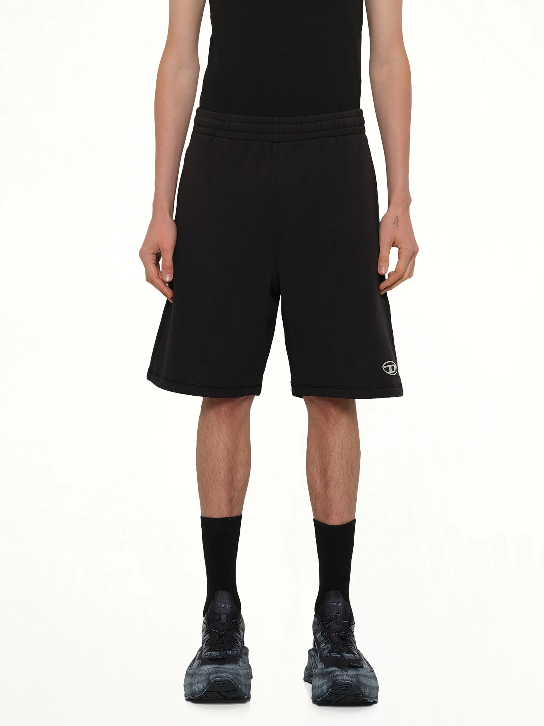 P-MARSHY-IOD Shorts in Black - 1