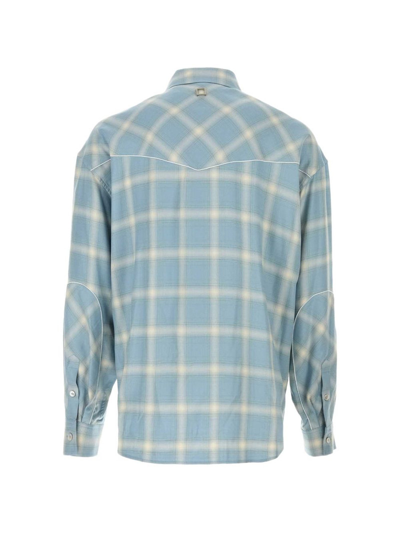 Wooyoungmi checked shirt outlook