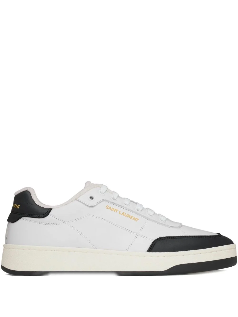 SL/61 leather panelled sneakers - 1
