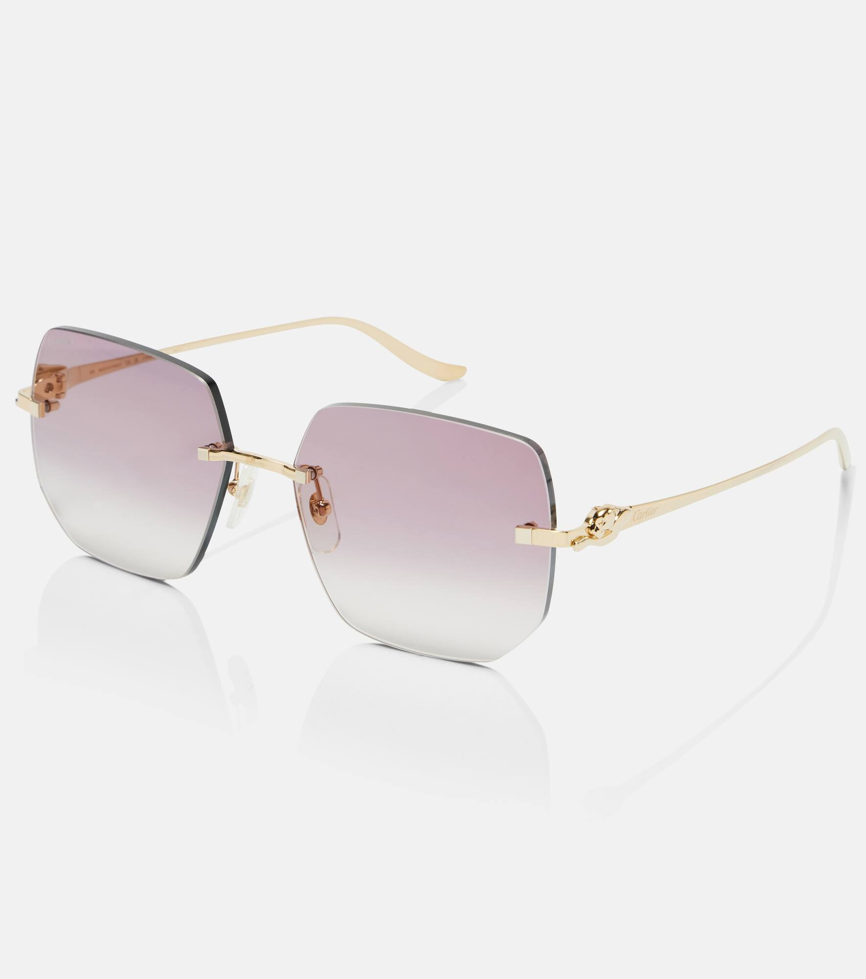 Panthère De Cartier square sunglasses - 4