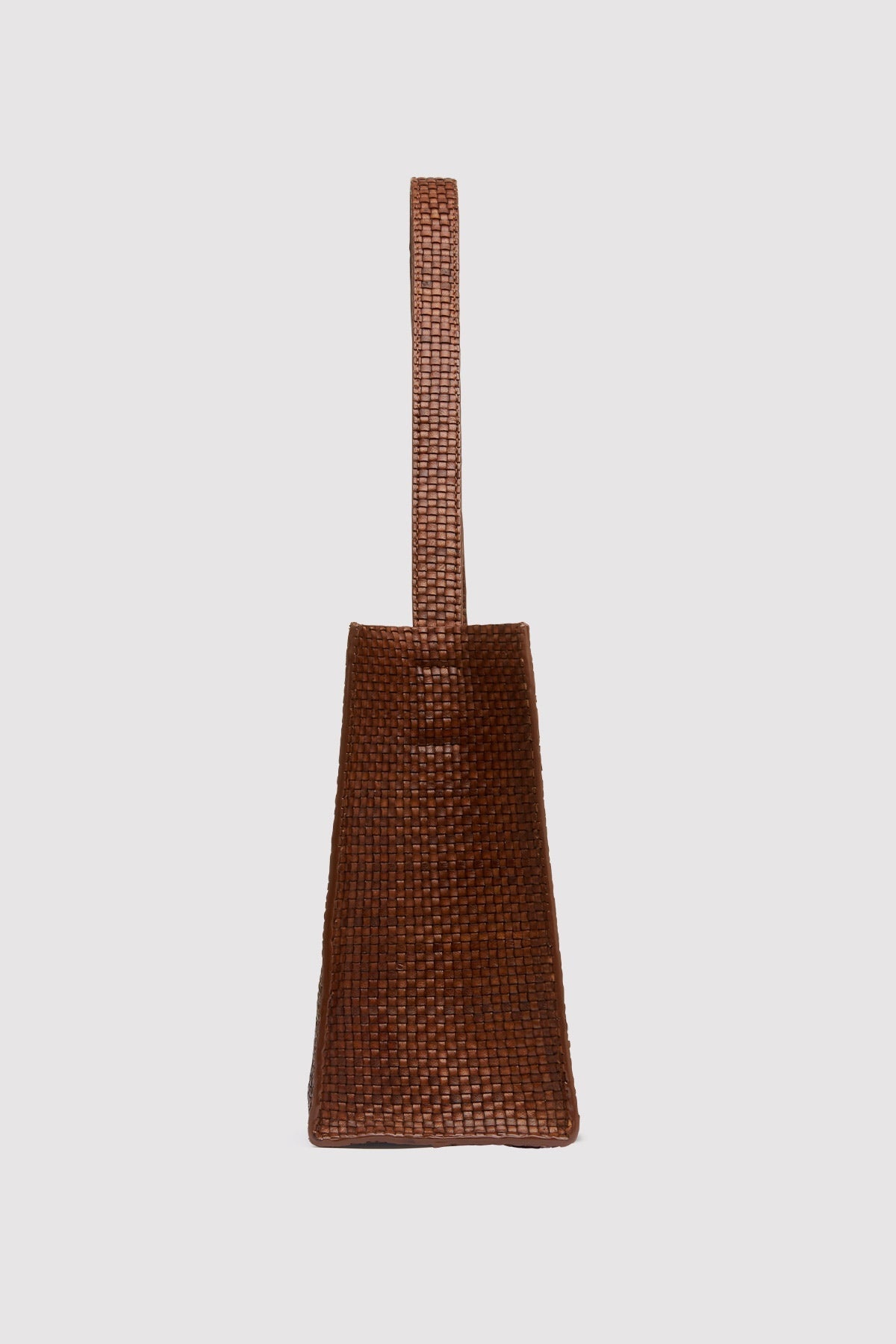 PRE-ORDER: Woven Minimal Mini Tote - Antique Tan - 8