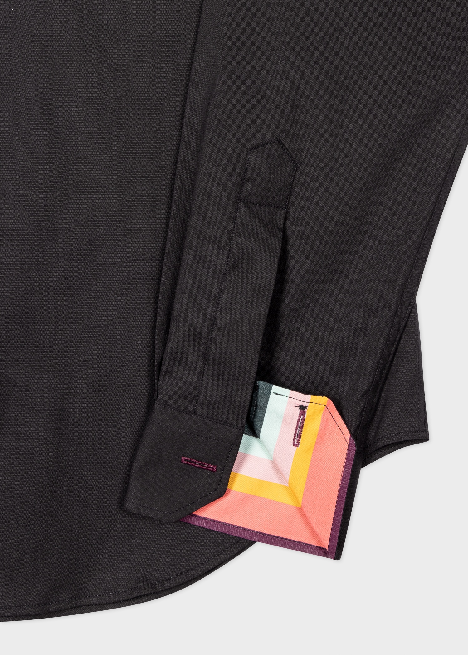 Super Slim-Fit Shirt With 'Artist Stripe' Cuff Lining - 4