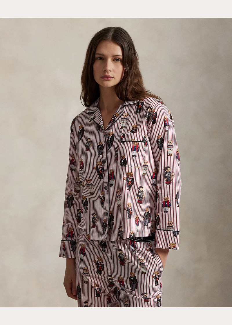 Polo Bear Cotton Sateen Pajama Set 3