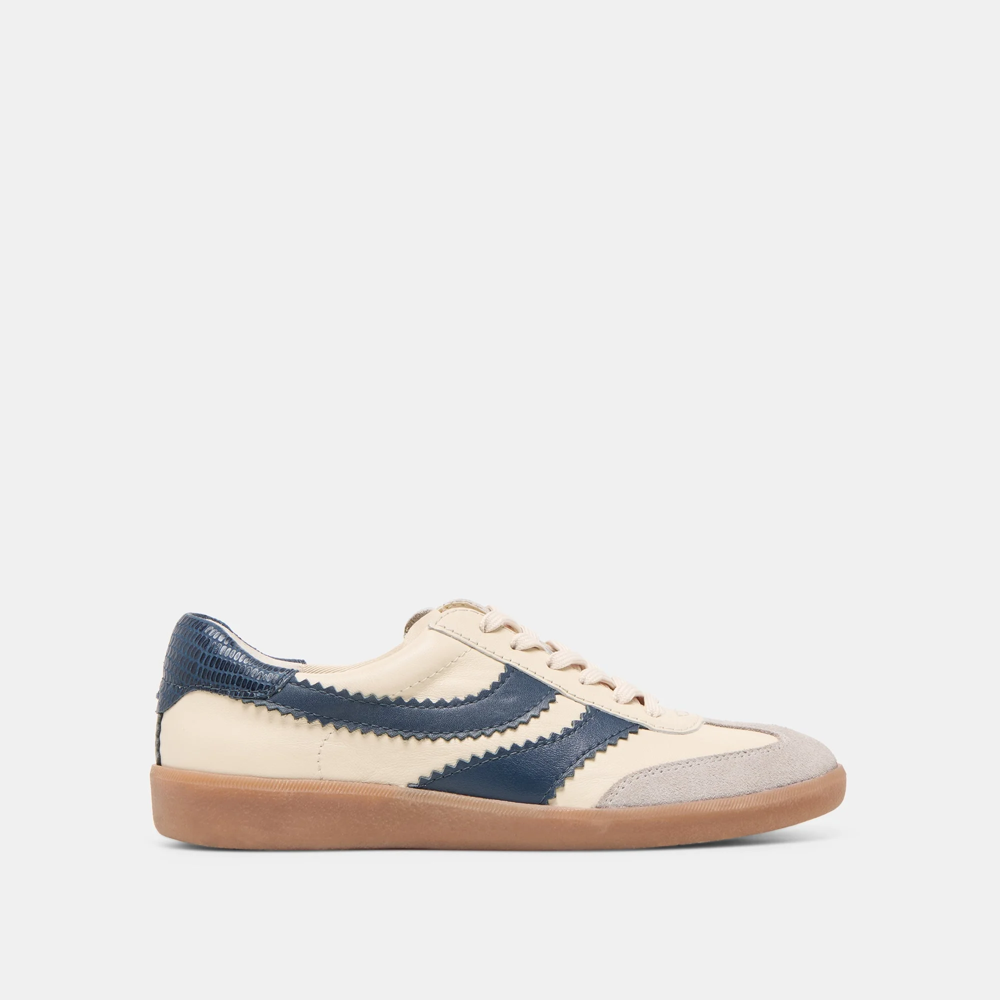 MERIT SNEAKERS WHITE NAVY LEATHER - 1