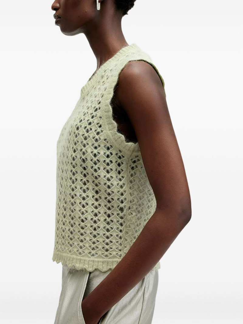 Vivian open-knit tank top 3