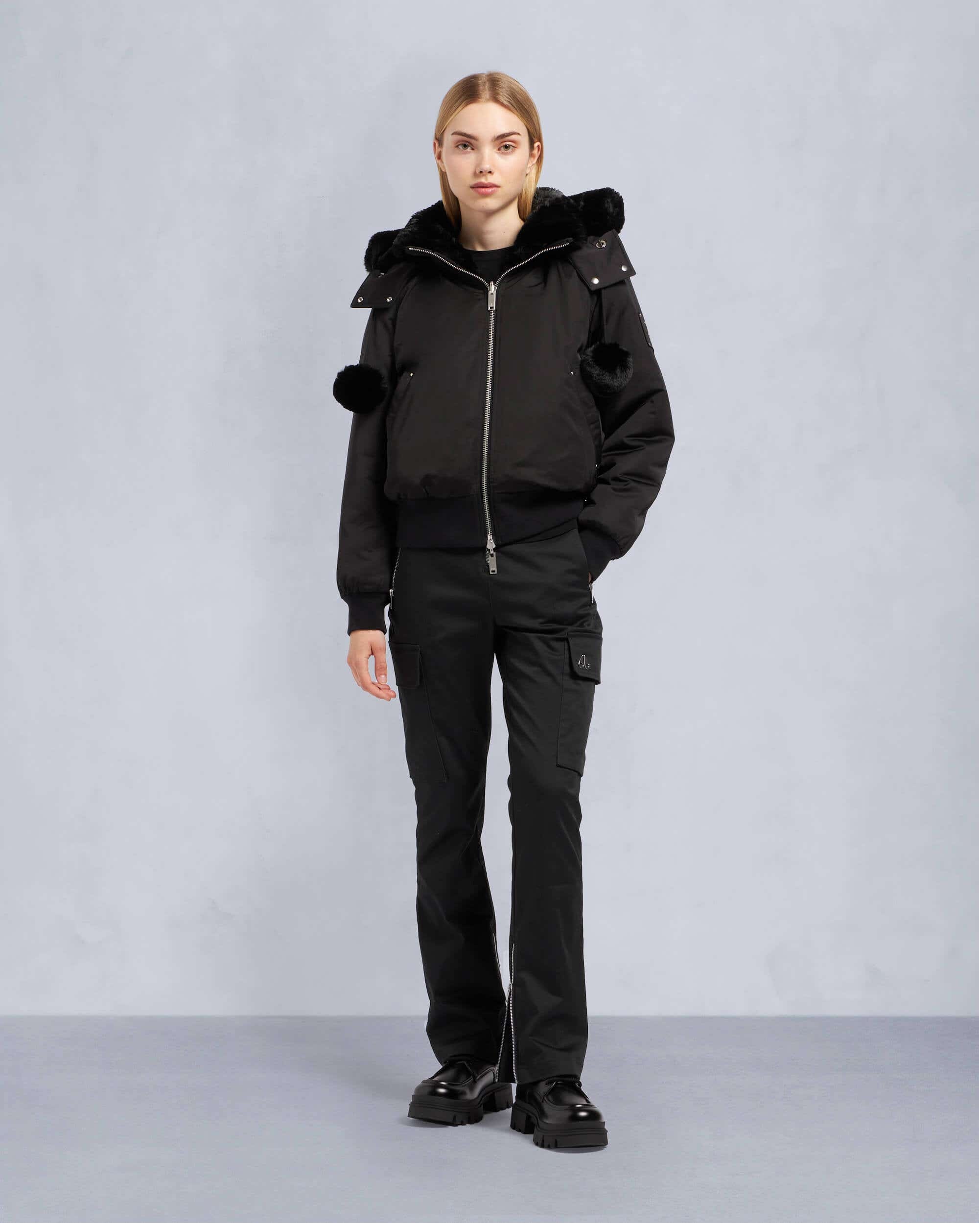 DEBBIE BUNNY SATIN BOMBER JACKET - 2