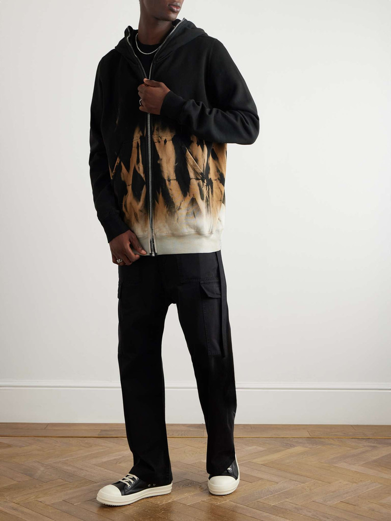 Rick Owens DRKSHDW Oversized Printed Cotton-Jersey Hoodie outlook