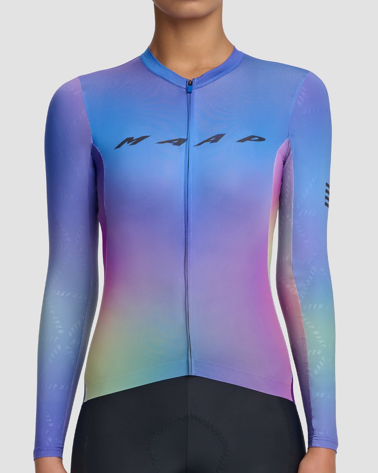 Women's Blurred Out Pro Hex LS Jersey 2.0 - 6
