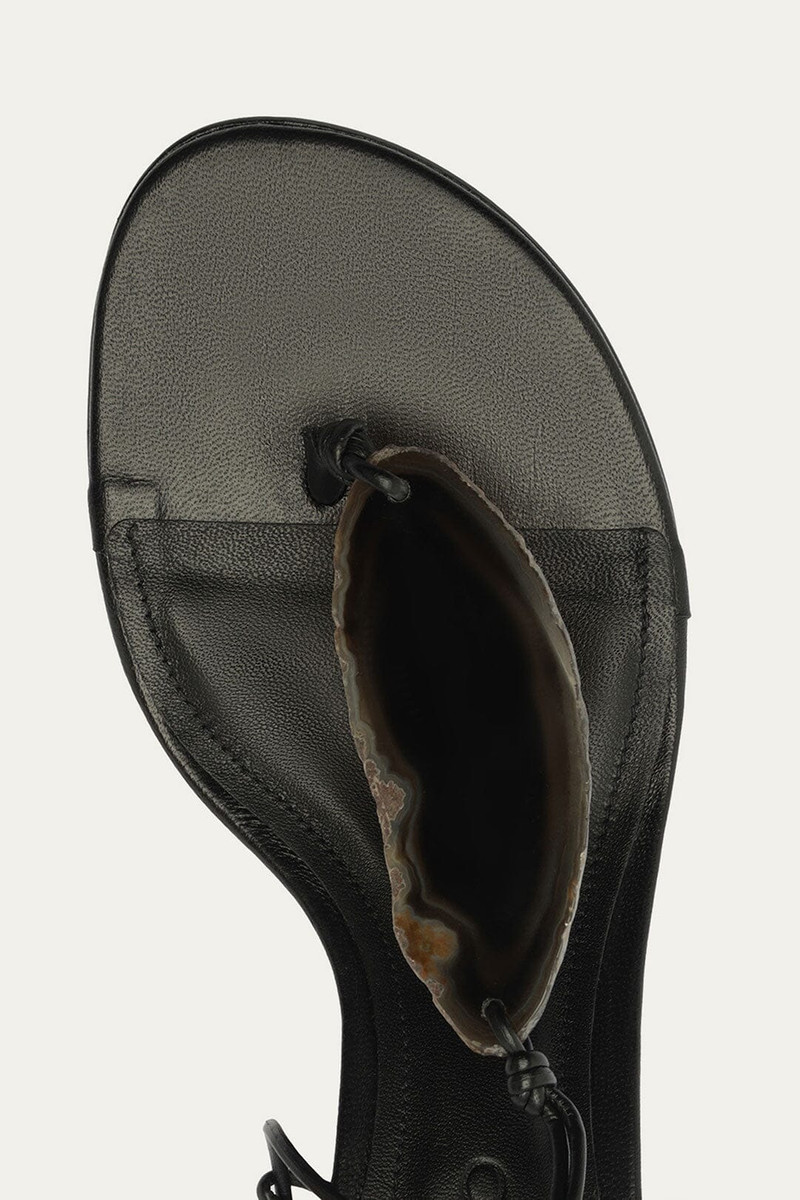 Stone Kitten Heel Sandal 8