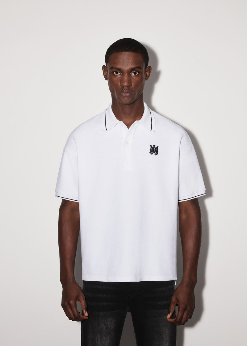 AMIRI SOLID SHORT SLEEVE POLO outlook