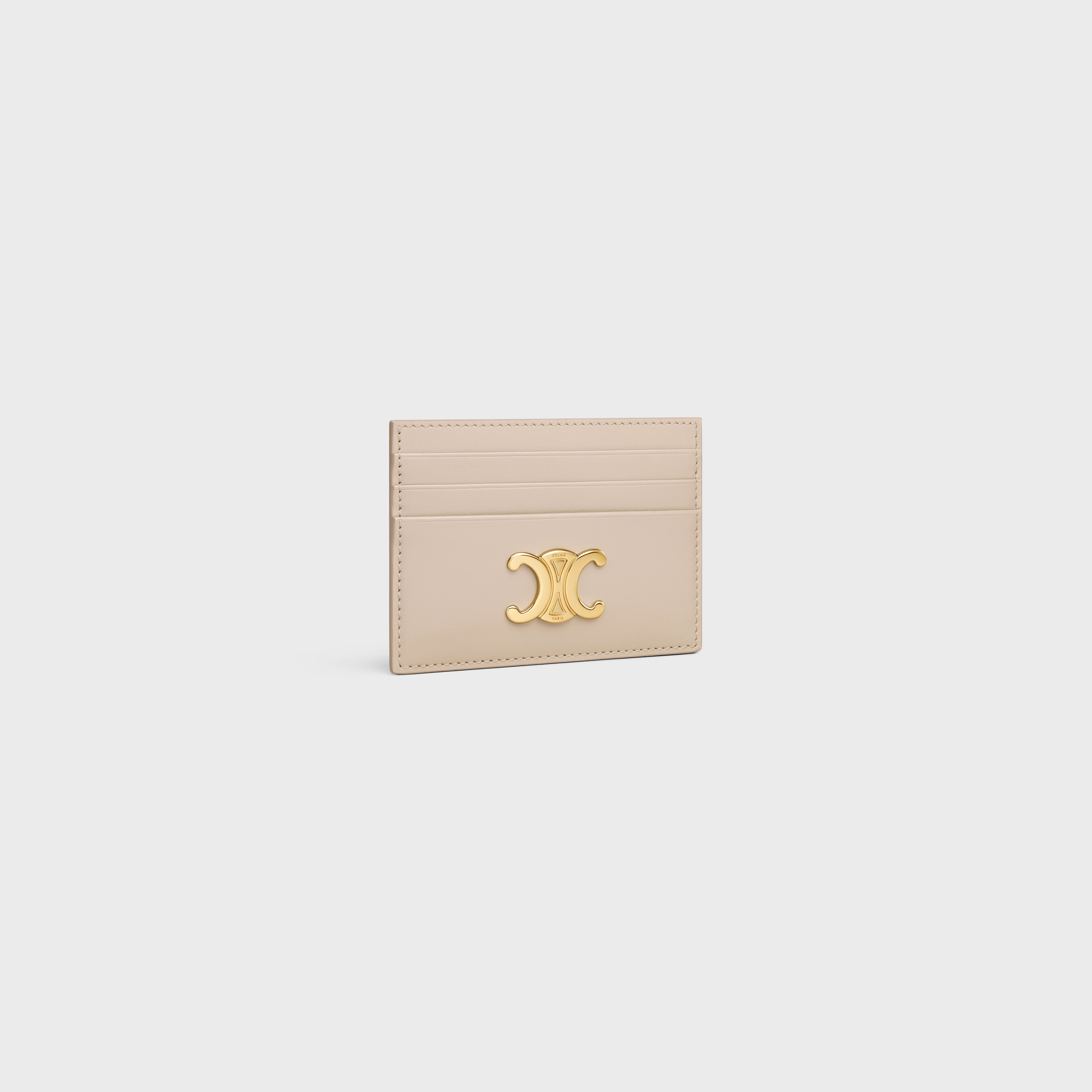 TRIOMPHE CARD HOLDER in Shiny calfskin - 2