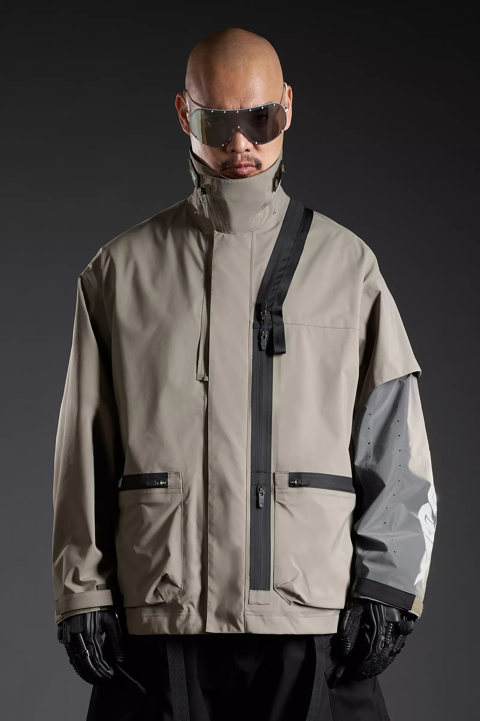 J115-GT-EX 3L Gore-Tex Pro Interops Jacket ALPHA GREEN / SILVER - 13