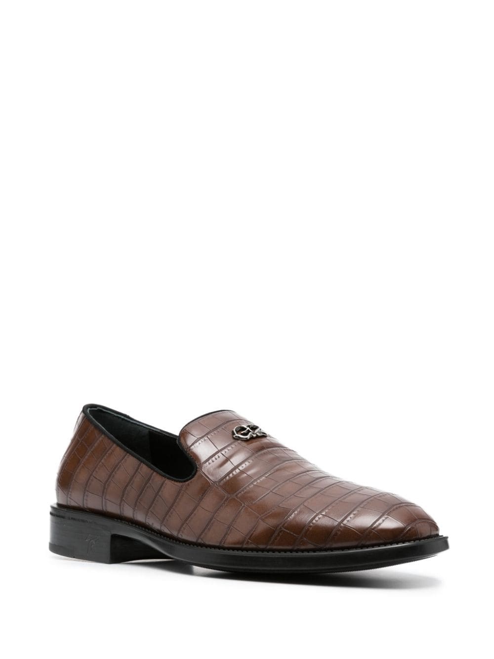 Imrham crocodile-effect loafers - 4