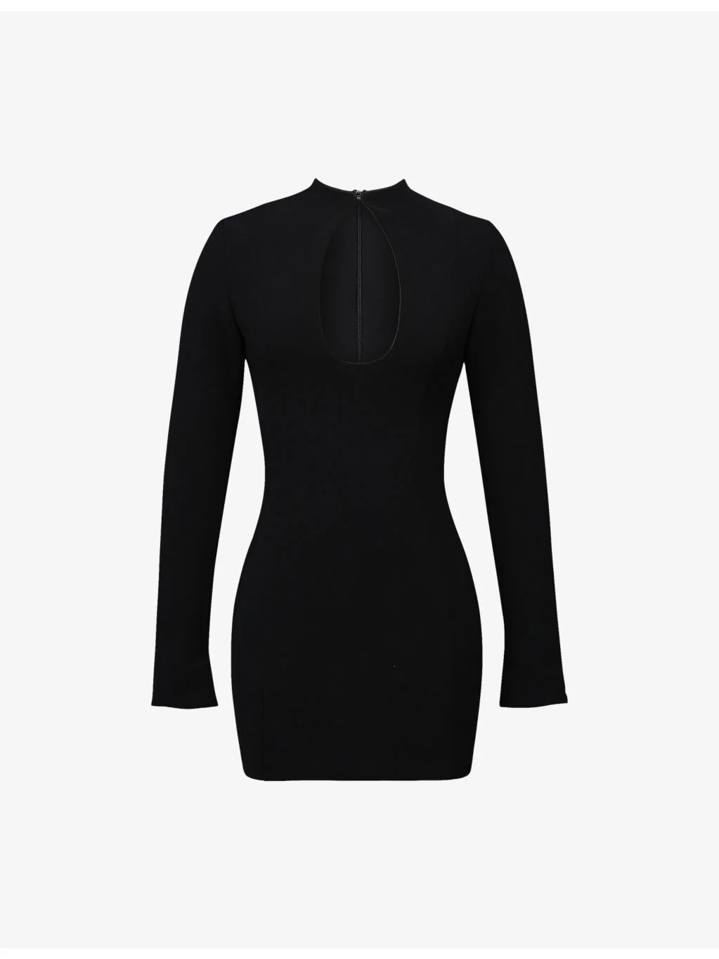Lotus Keyhole-Detail Stretch-Crepe Mini Dress - 1