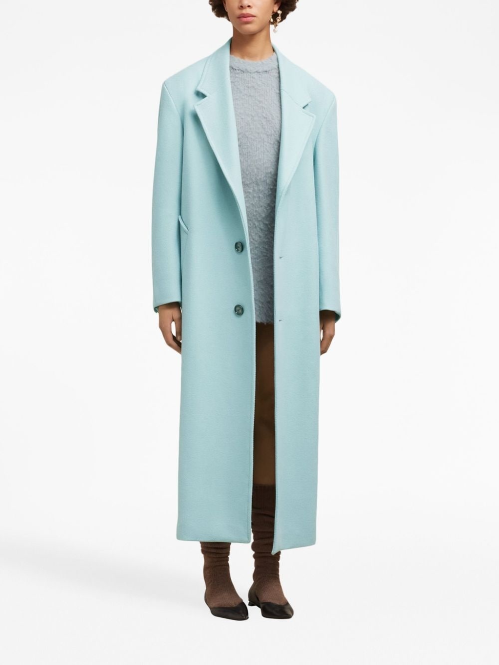 single-breasted coat - 2