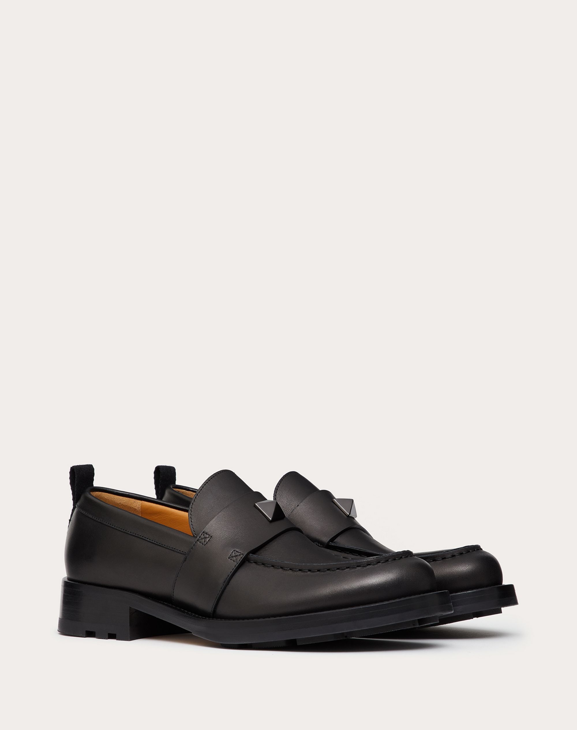 Roman Stud Calfskin Loafer - 2