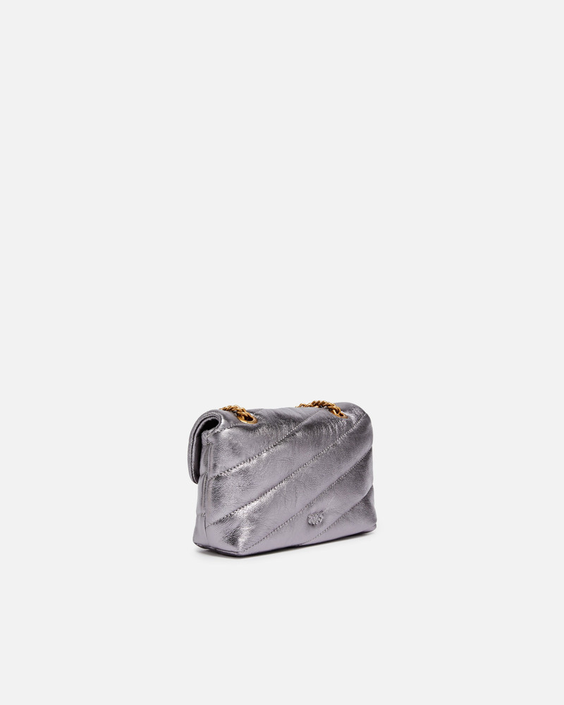 PINKO BABY LOVE BAG PUFF LAMINATED NAPPA LEATHER CROSSBODY BAG outlook