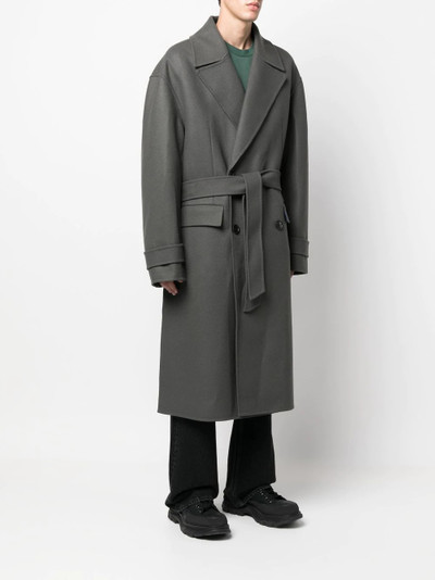 JUUN.J belted double-breasted coat outlook