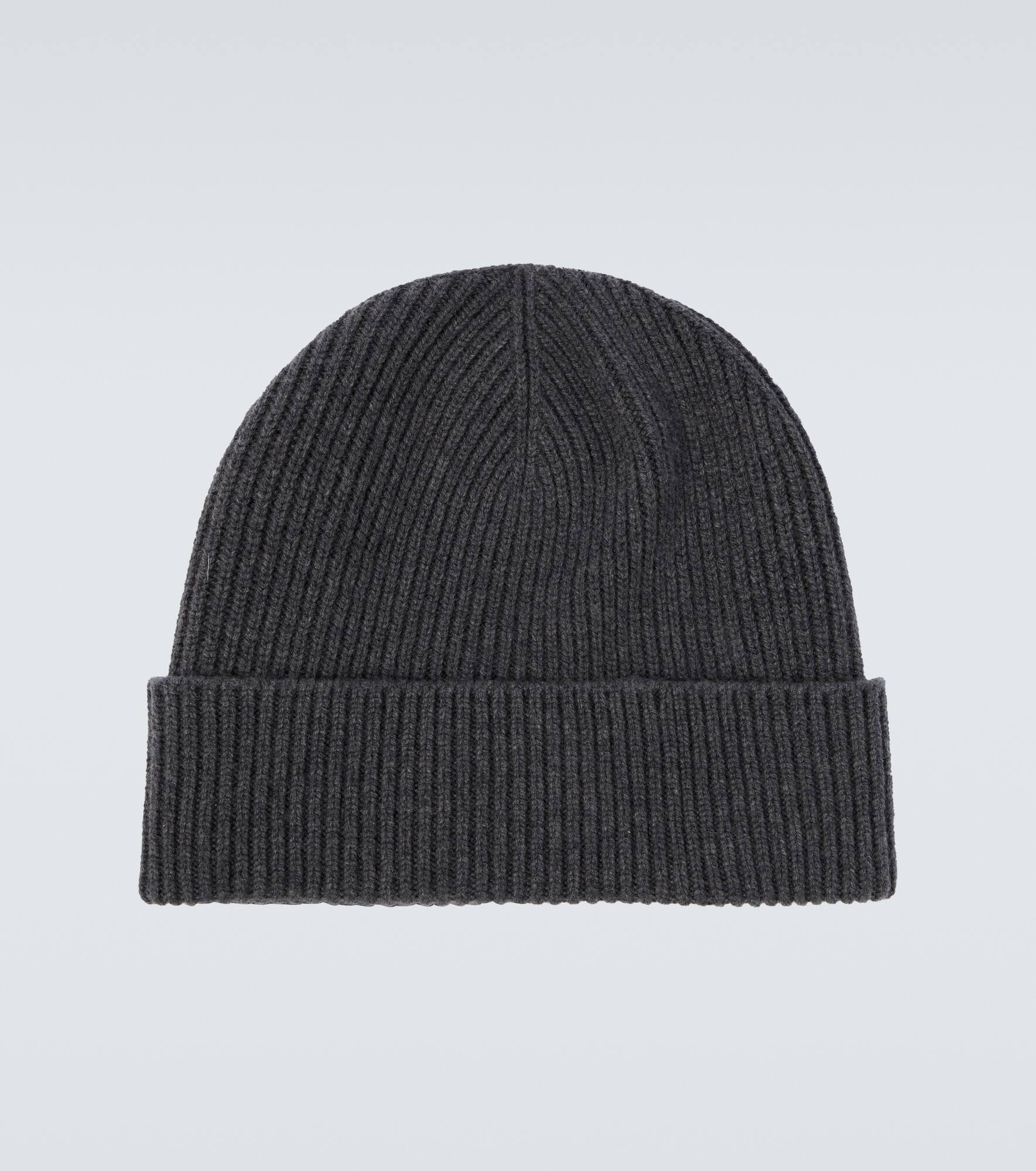Double G ribbed-knit cashmere beanie - 4