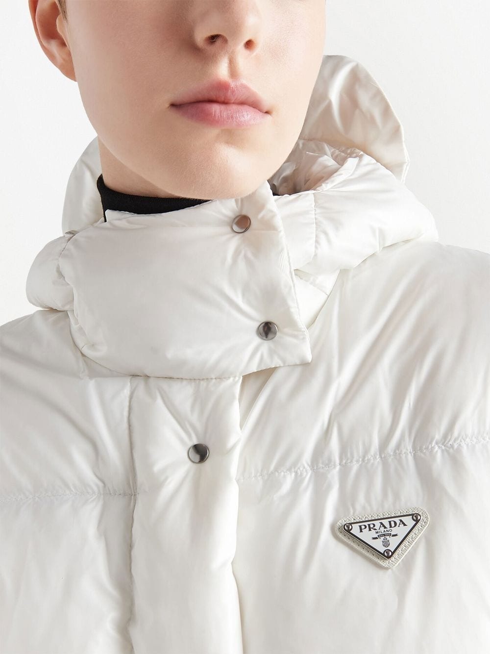 Re-Nylon detachable-sleeve padded jacket - 4