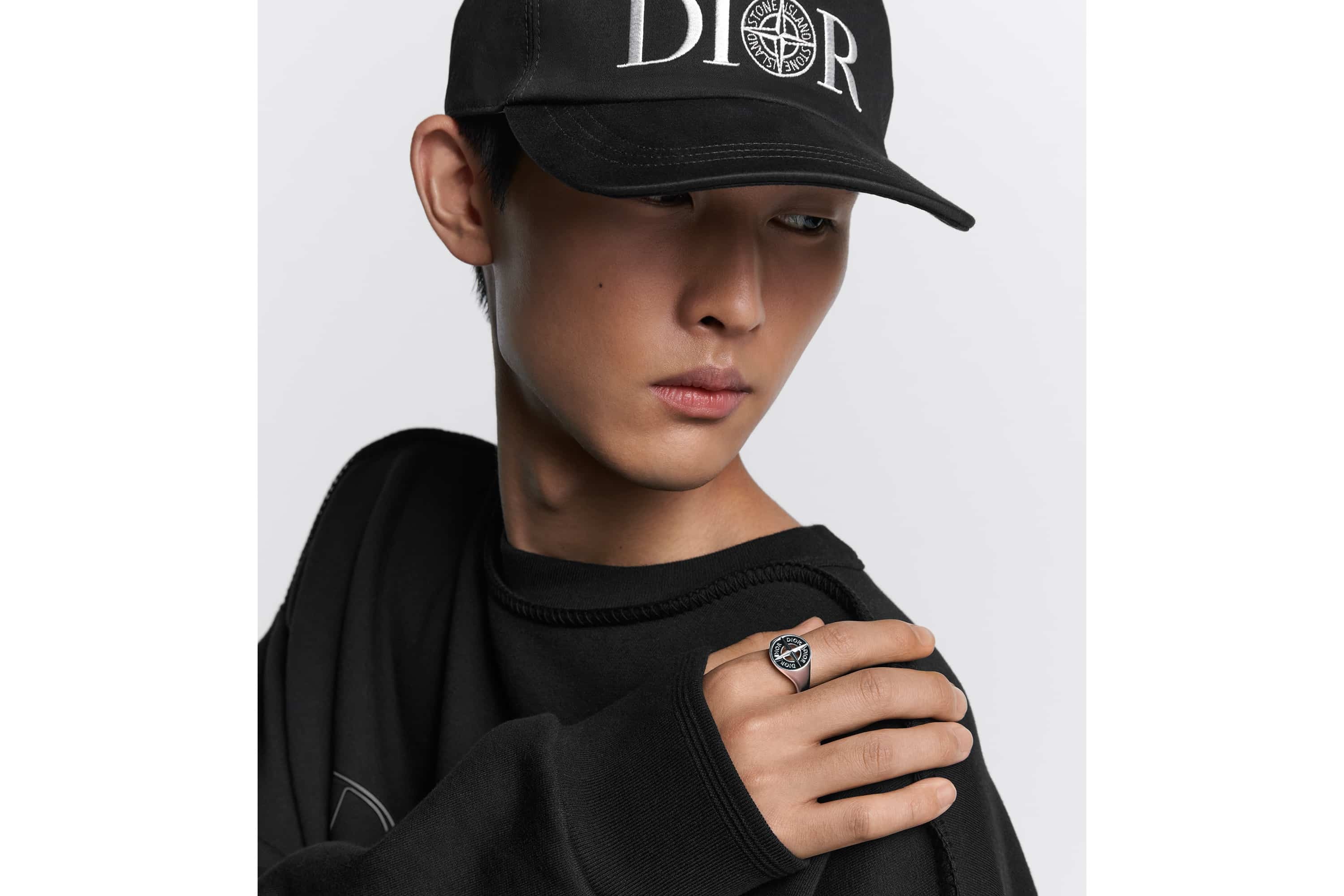 Dior DIOR AND STONE ISLAND Signet Ring | REVERSIBLE