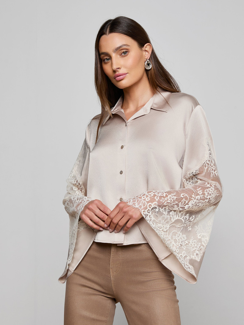 Capri Lace Sleeve Blouse 3