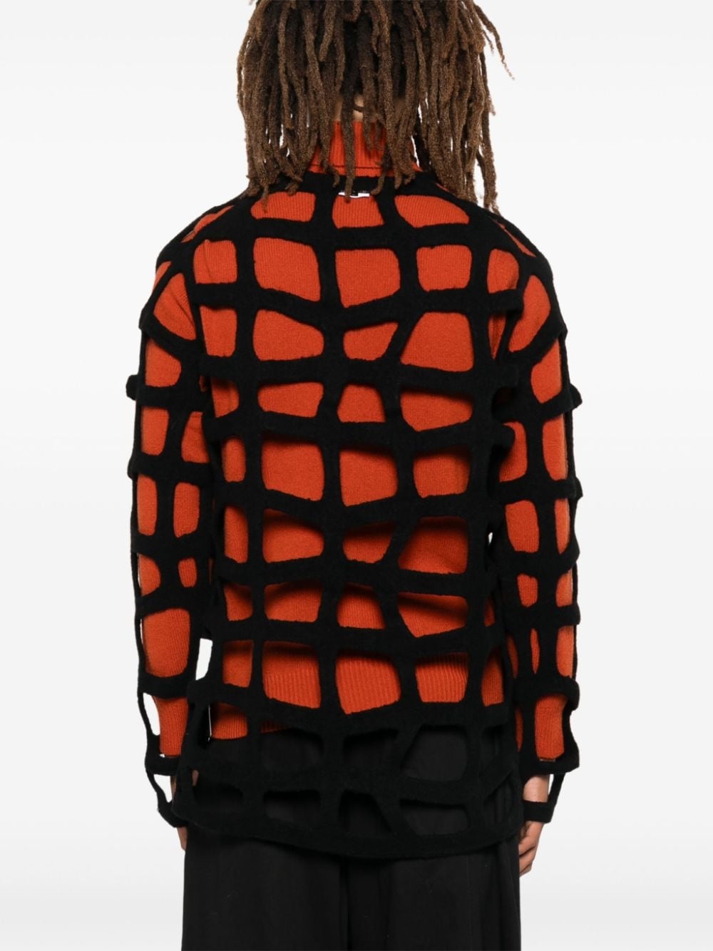cut-out sweater - 4