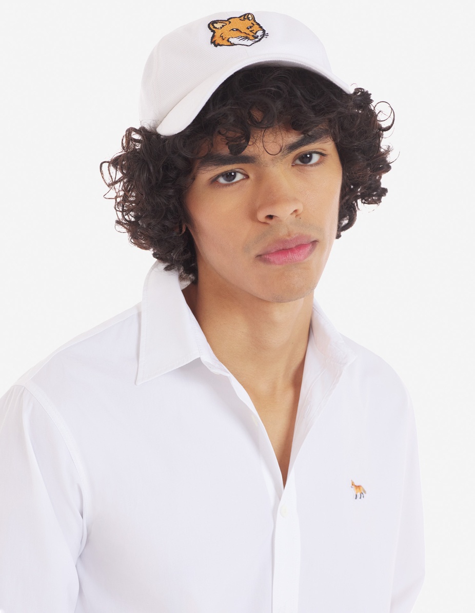 LARGE FOX HEAD EMBROIDERY 6P CAP - 2