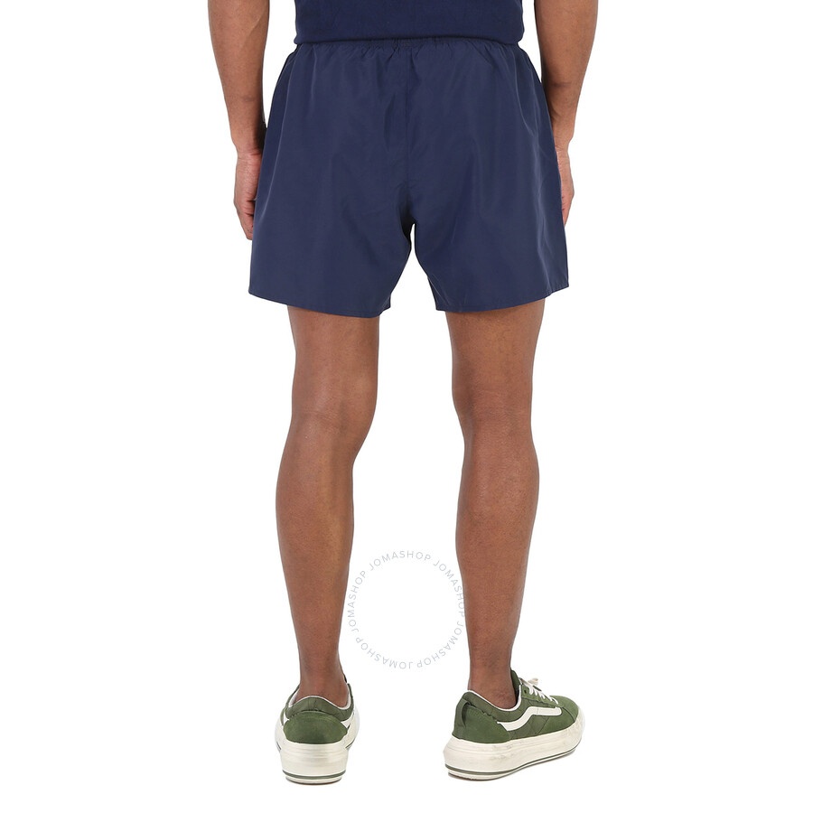 Lacoste Men's Navy Blue / Green Light Quick-Dry Swim Shorts - 5