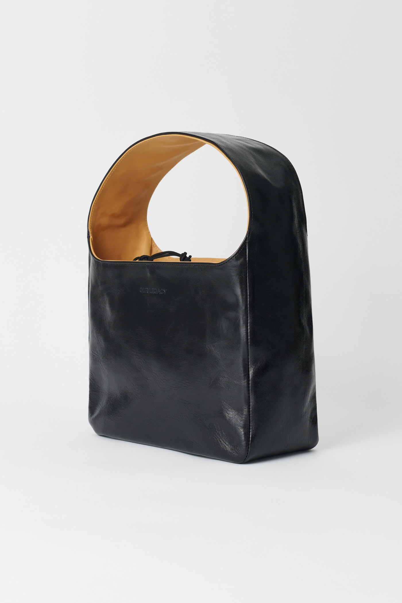 Brick Bag Black Leather - 2