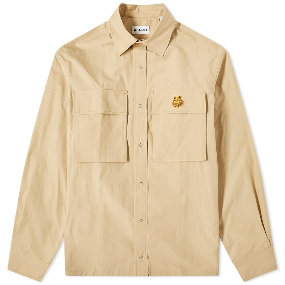 Kenzo Tiger Crest Pocket Overshirt - 1