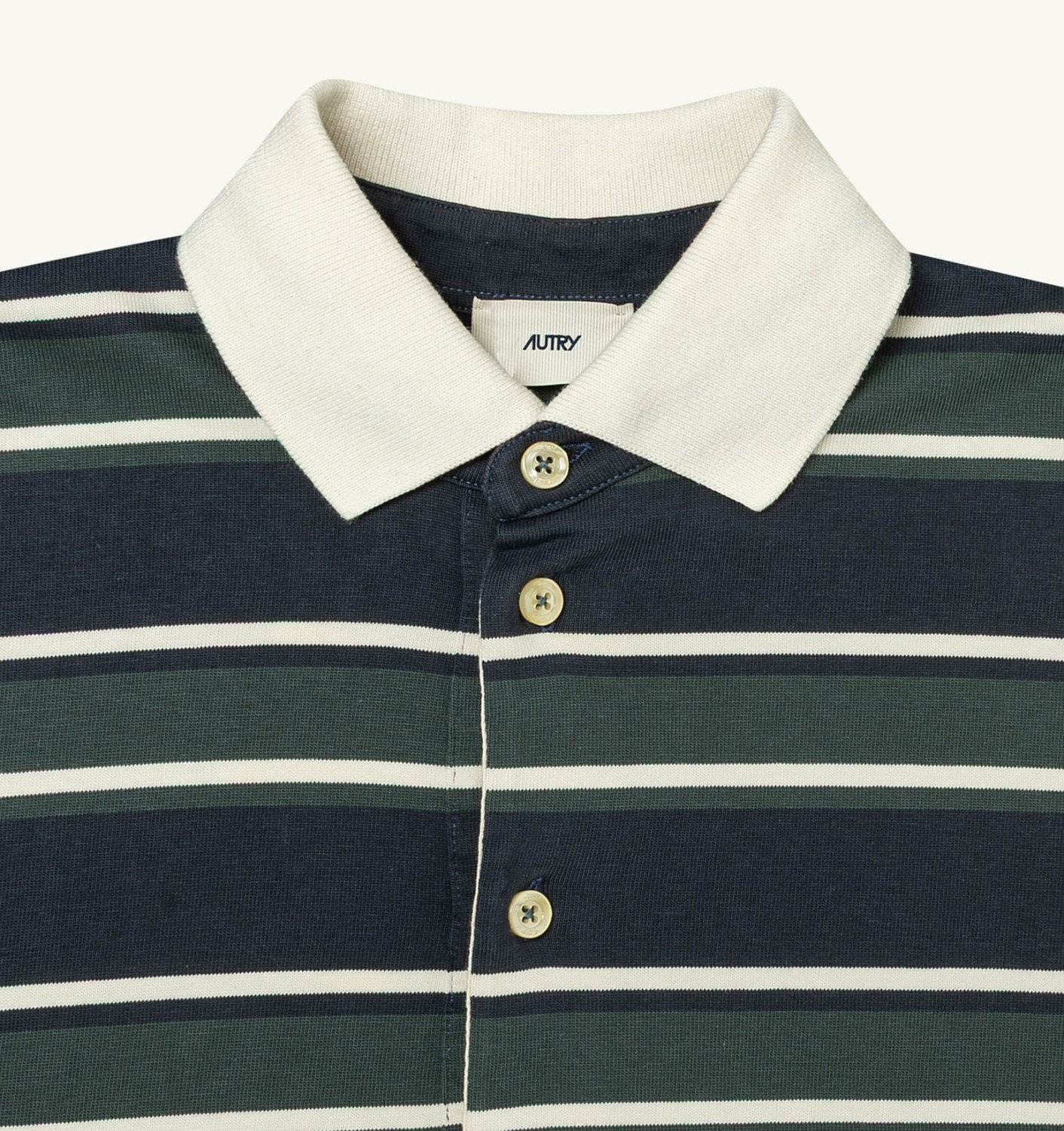 UNISEX STRIPED RUGBY POLO - 5