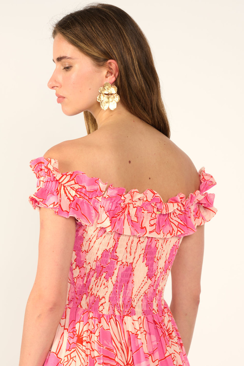 Long Dress Suzanne - Pink Petal 5