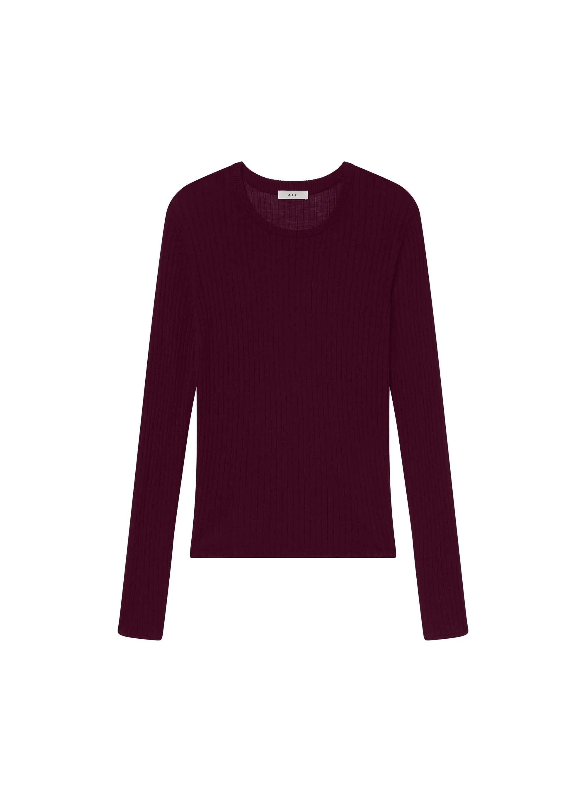 Kyle Ribbed Merino Top - 1