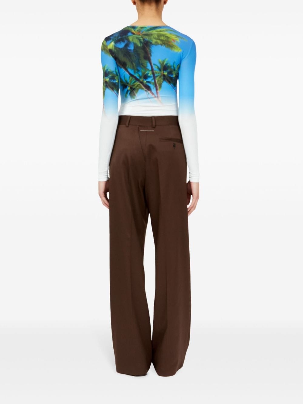 single-stitch logo trousers - 4