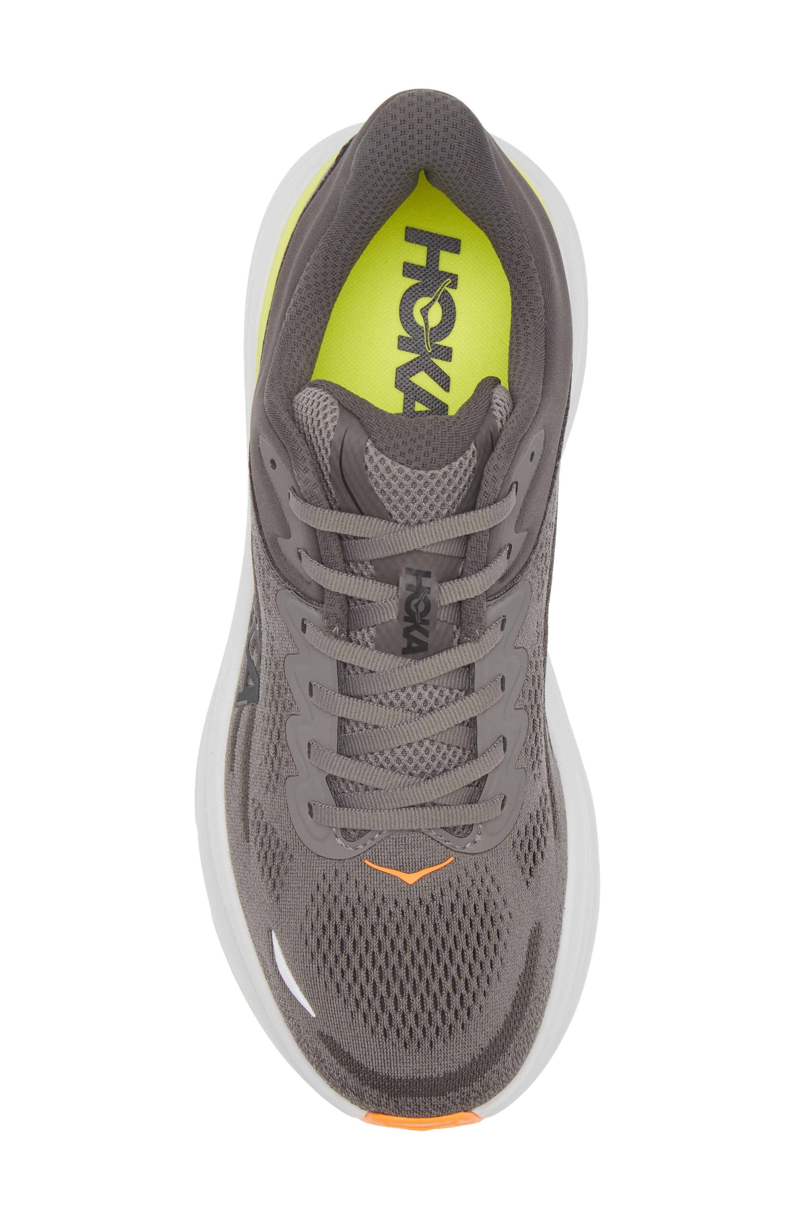 HOKA Bondi 9 Running Shoe in Asphalt Grey /Gravel at Nordstrom - 5