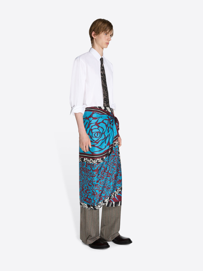 LONG WRAP SCARF-SKIRT 4