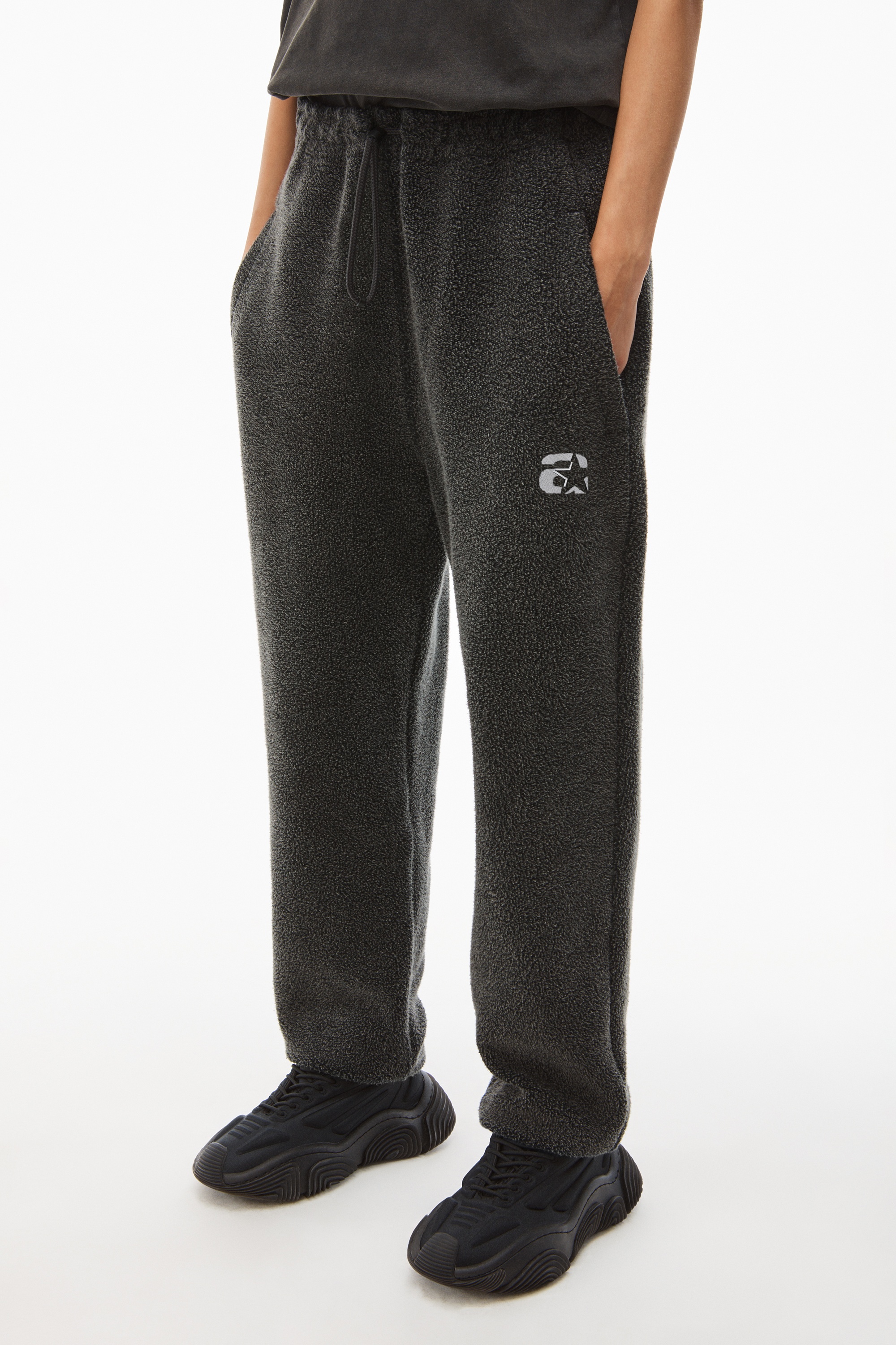 SPORTY LOGO SWEATPANT IN REVERSE TERRY - 3