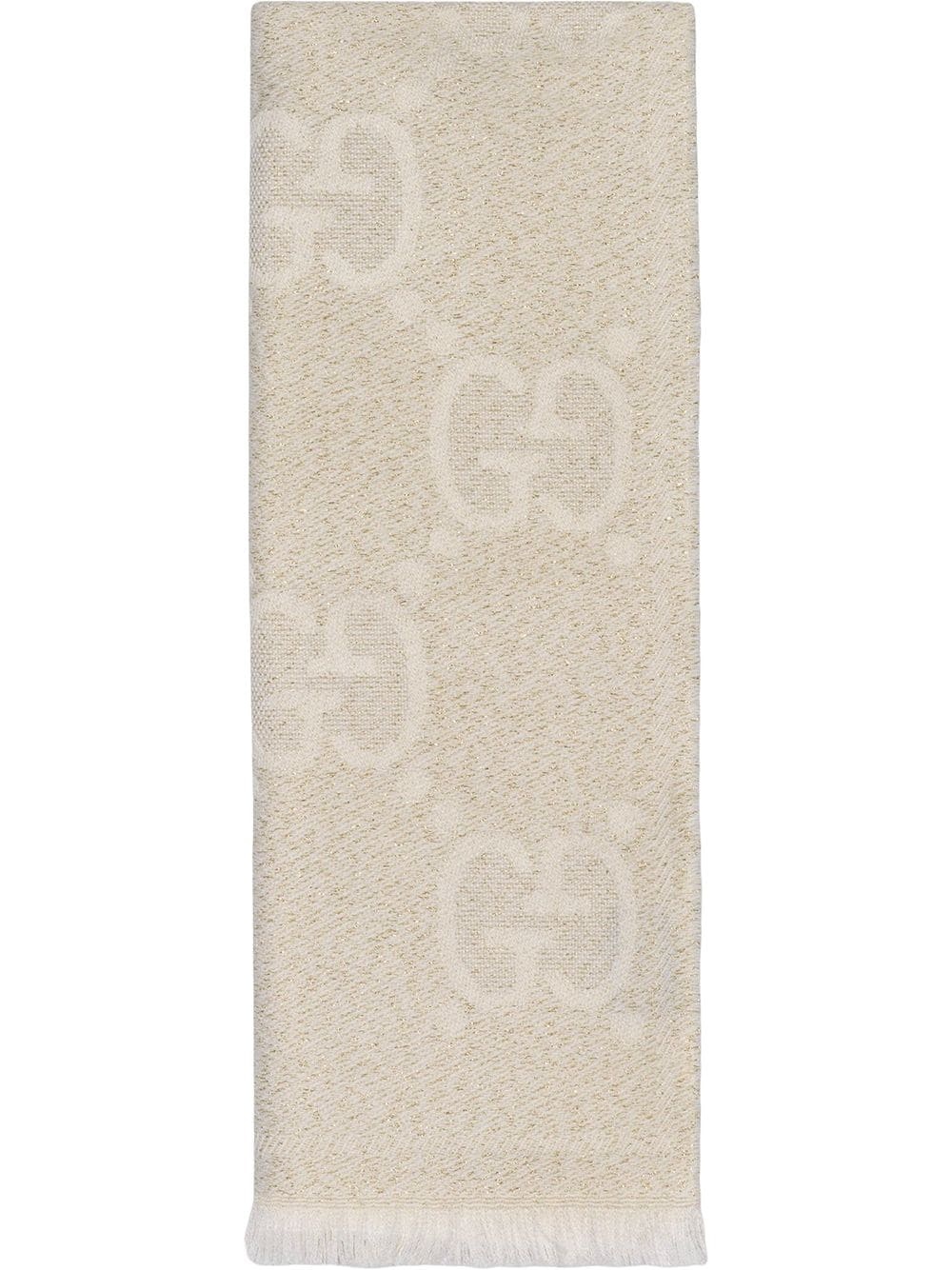 GG jacquard scarf - 1