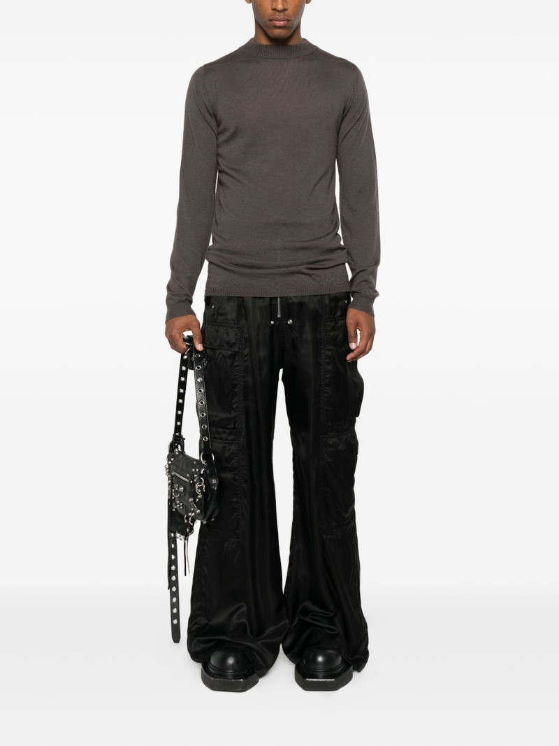 Rick Owens crew-neck cashmere sweater outlook