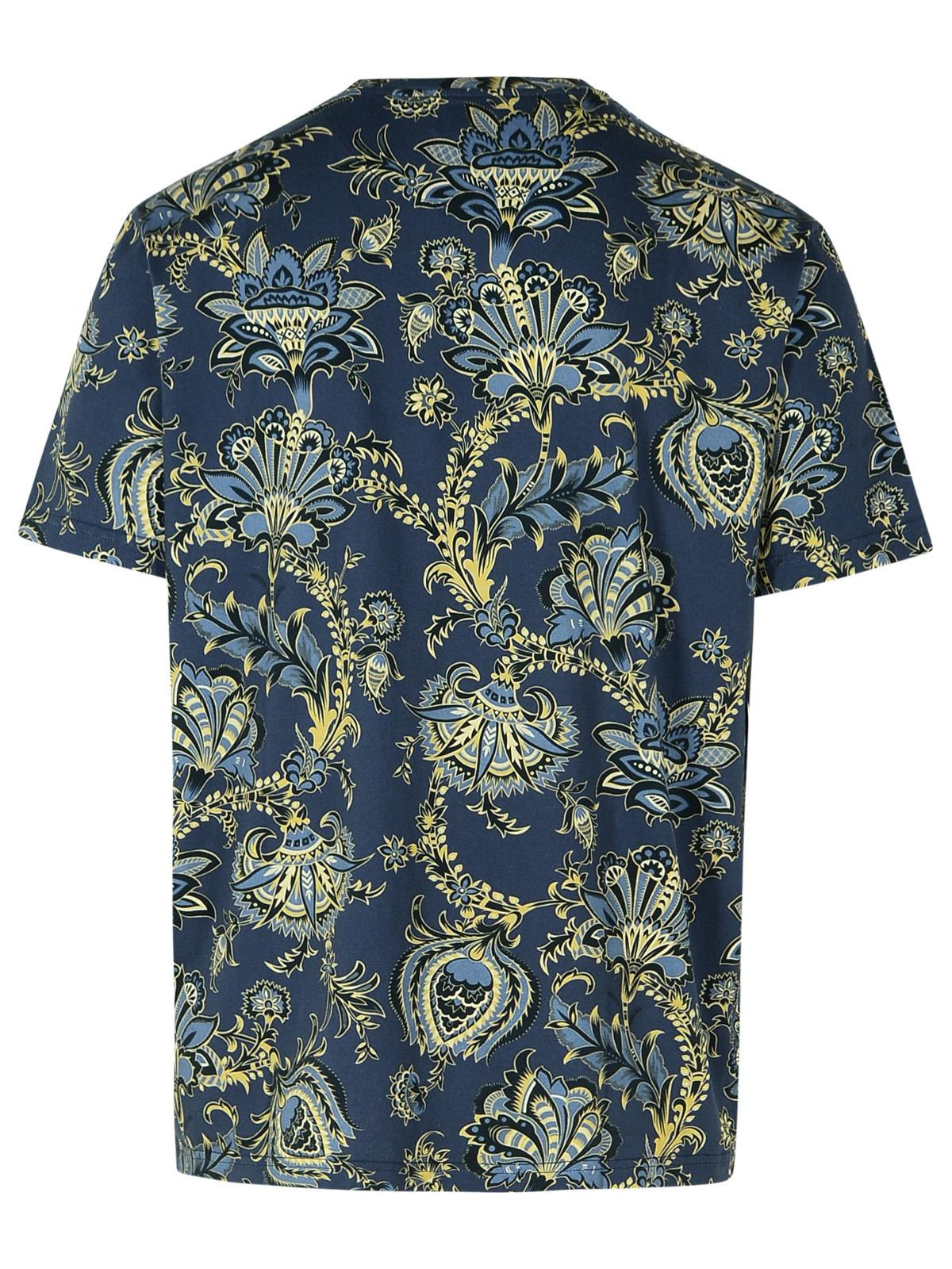 Etro Multicolor Cotton T-Shirt Men - 3