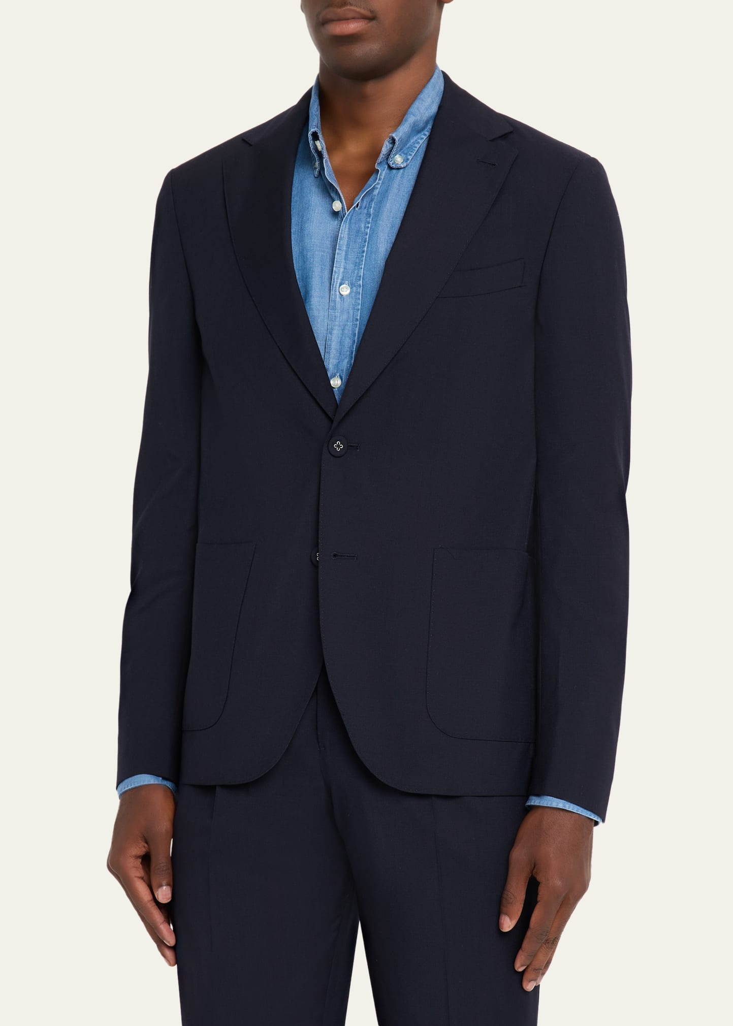 Men's Arthus Wool Single-Breasted Sport Coat - 4
