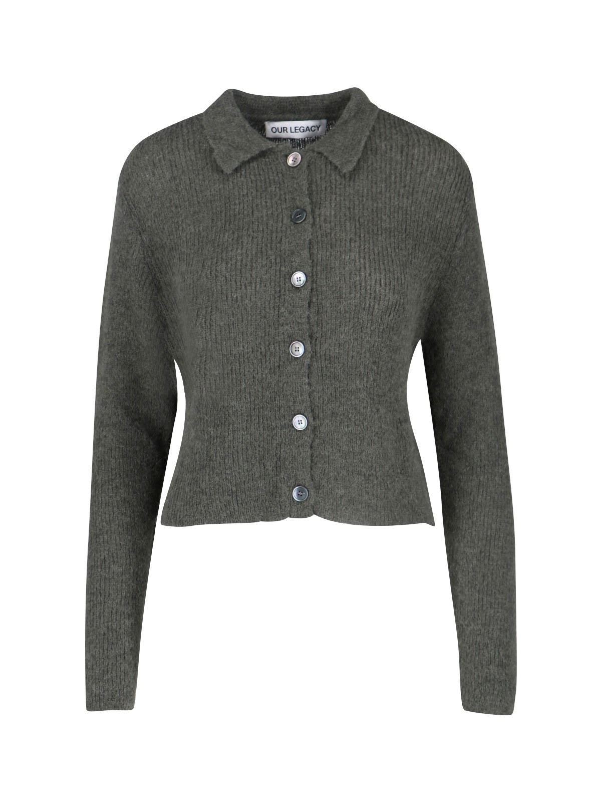 CROP KNIT CARDIGAN - 1