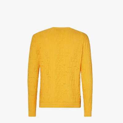 FENDI Yellow viscose jumper outlook