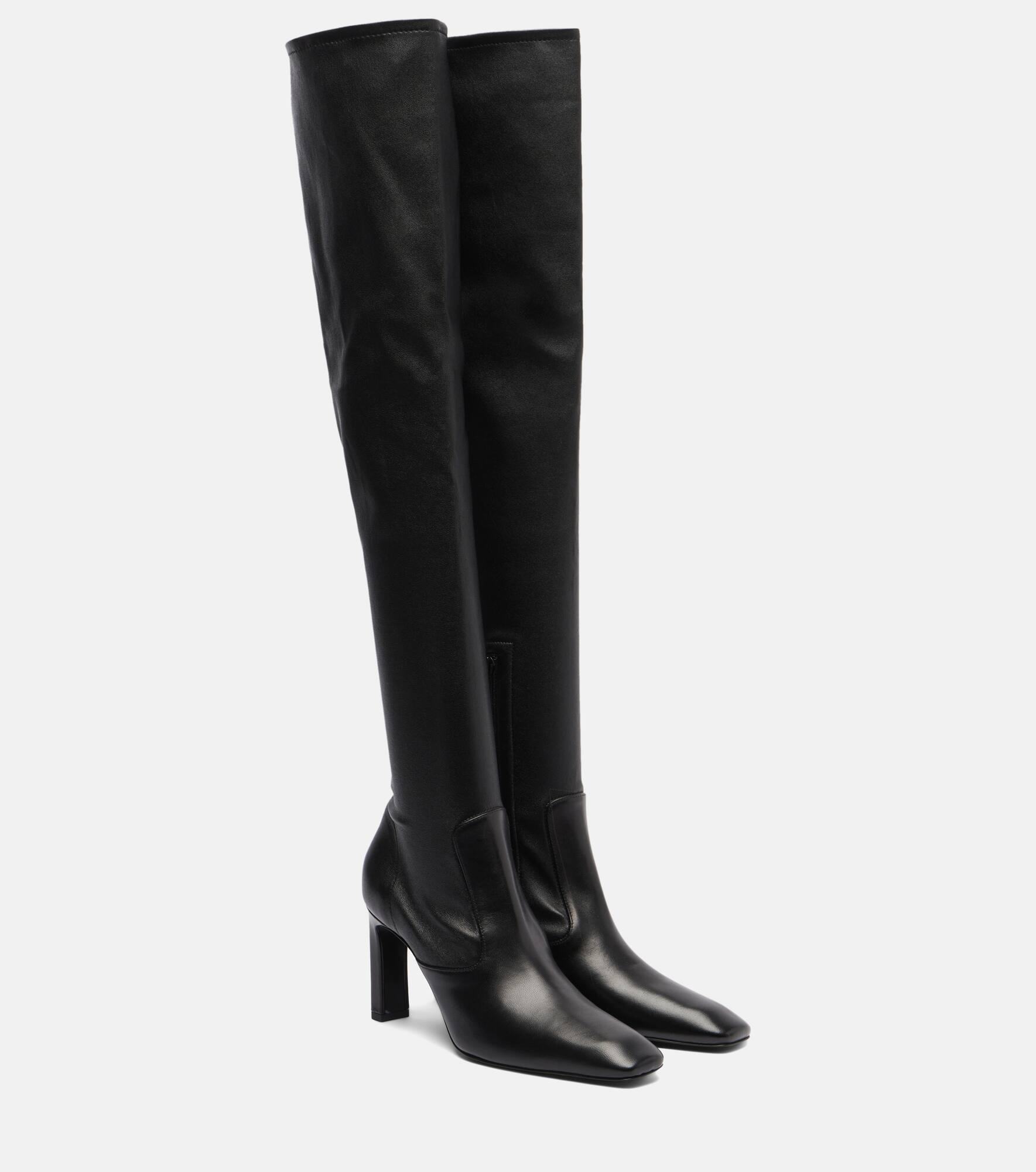 Leather over-the-knee boots - 2